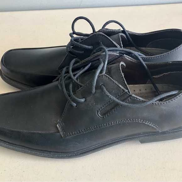 Denver Hayes Quad Comfort Lace Up Dress Shoes Men’s 10 School Work Black EUC - Picture 3 of 6